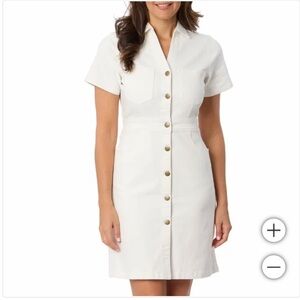 New Draper James Women's white Denim Dress 2 14